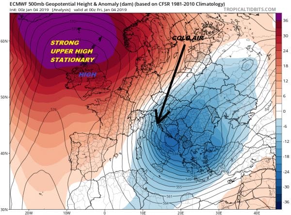 Polar Vortex Europe Impacts Cold Snow