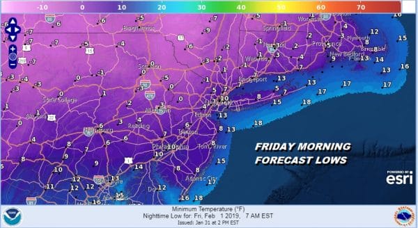 Temperatures Rebound Light Snow South Friday Showers Next Tuesday