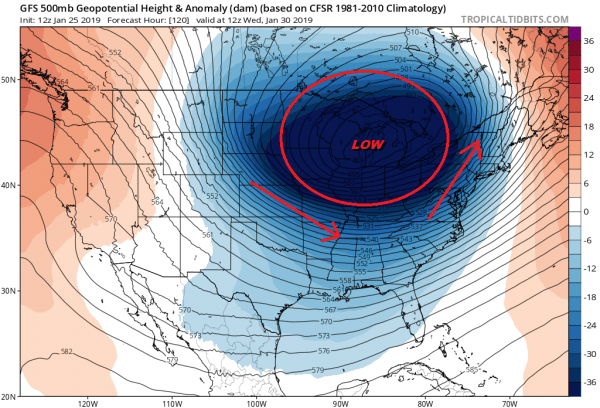 Polar Vortex Plunge Early Look At Later Next Week