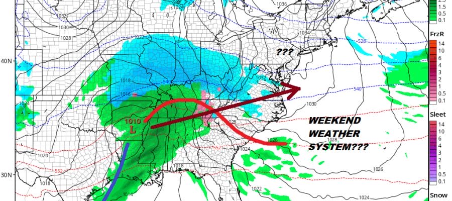 Snow Threat This Weekend? Split Jet Issues Suppressed or Phased?