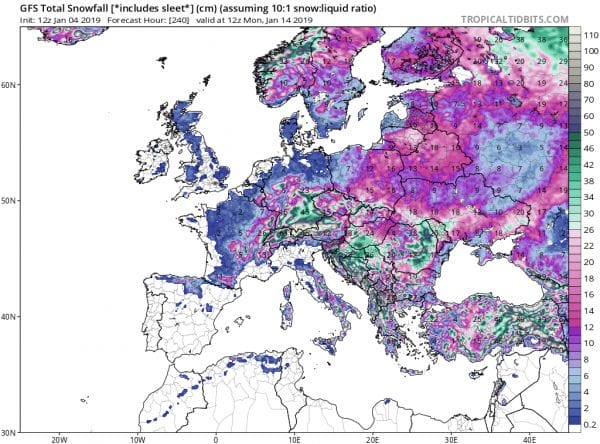 Polar Vortex Europe Impacts Cold Snow