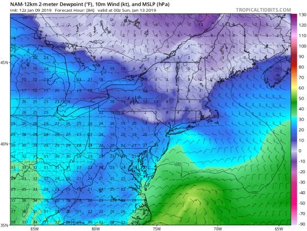 Snow Threat Grows Mid Atlantic States Chance Coastal New Jersey Southern New England 