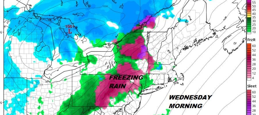 Bitter Cold Strong Winds Midweek Temperature Bounce