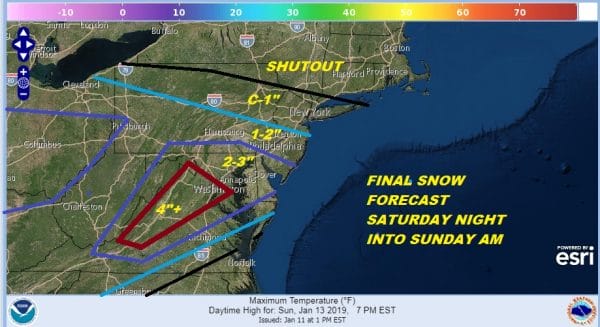 Snow Light Event Saturday Night Sunday Morning