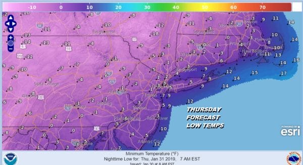 Snow Squall Ushers Bitter Cold Air Late Today
