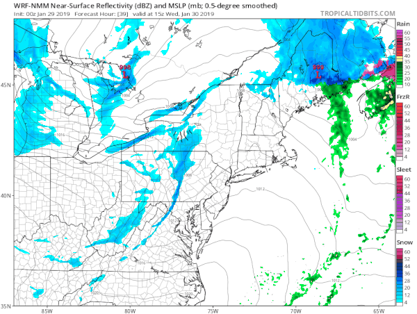 Winter Weather Advisories Inland Snow Forecast Unchanged