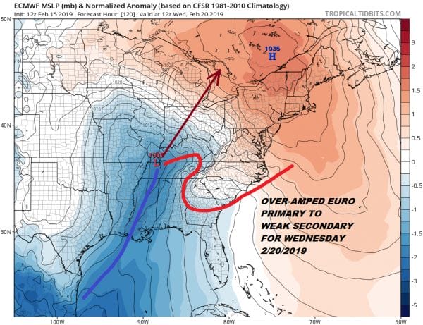 Snow Forecast Sunday Night Monday Morning 2/17-18/2019