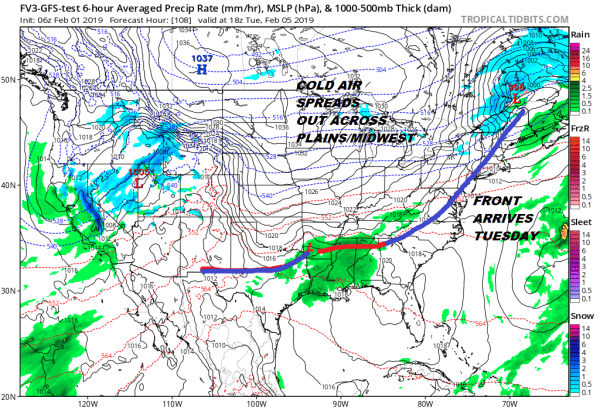 Warmup Into Tuesday Long Range Muddled Midweek On