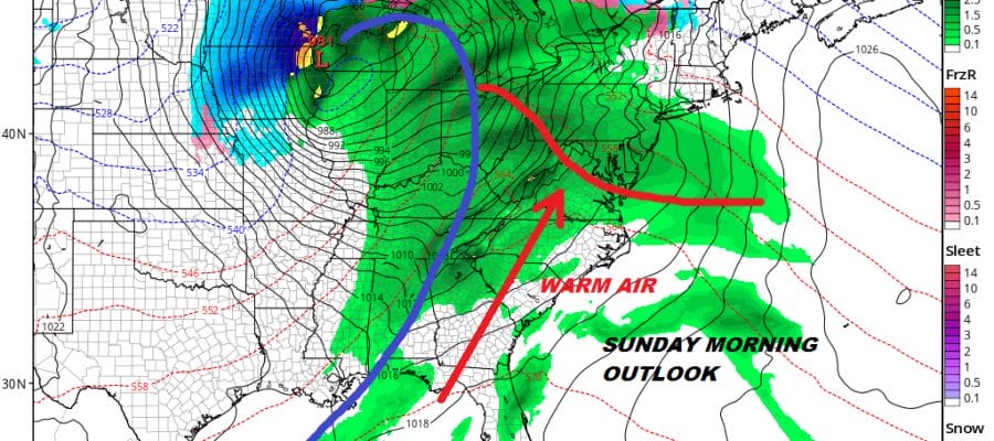 Changeover Arrives Evening Rain Overnight Improvement Thursday
