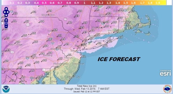 Temperatures Struggle Sleet Freezing Rain Icing