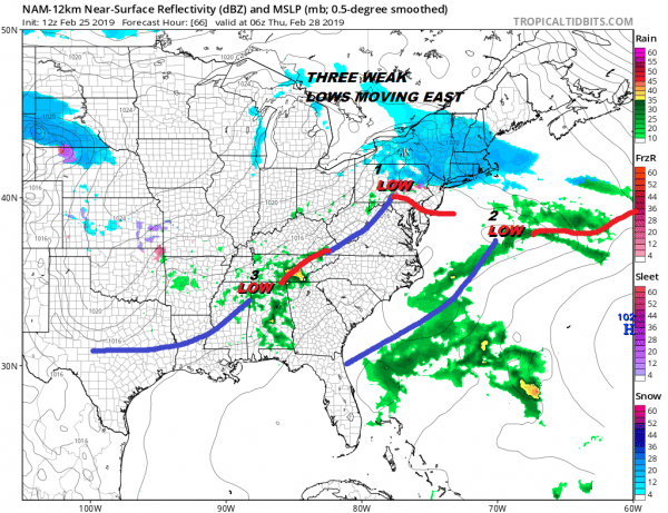 Early Call Snow Forecast Wednesday Night 02272019