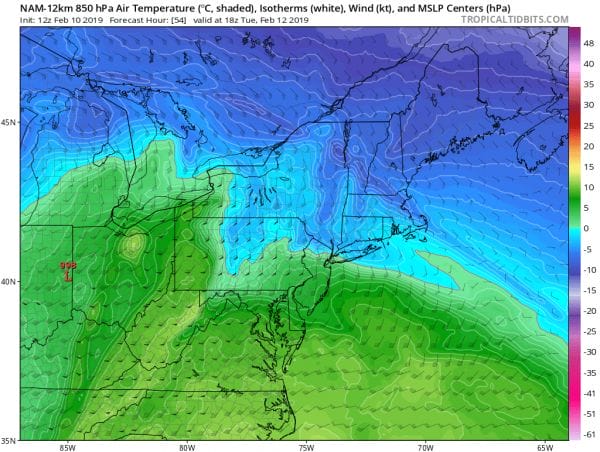 Snow Freezing Rain Sleet Rain System 2 Monday Night Tuesday