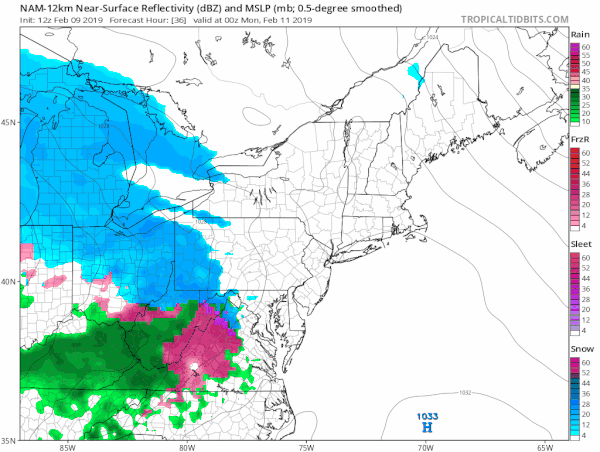 Snow Coating to 2 Inches