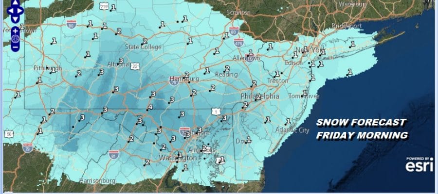 Winter Weather Advisory Southwest New Jersey Southern Pennsylvania