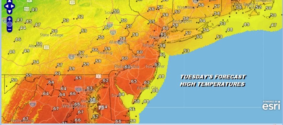 Nice Mid March Weather Arrives Today Tuesday