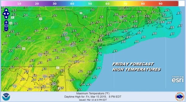 Better Seasonal Weather Ahead Monday Through Wednesday