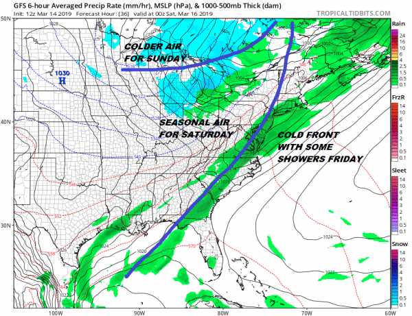 Saint Patricks Day Sunshine Cold Chilly Next Week