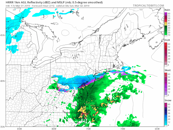 Snow Sleet Rain Round Two Temperatures Tenuous Along The Coast