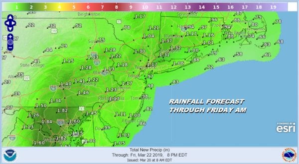 Sunshine On Last Day of Winter Spring Rain Thursday Wind Friday