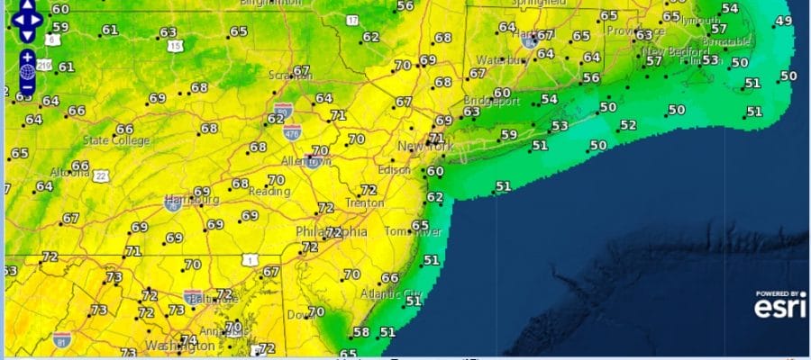 Saturday Is The Day 70 Degrees Or Better