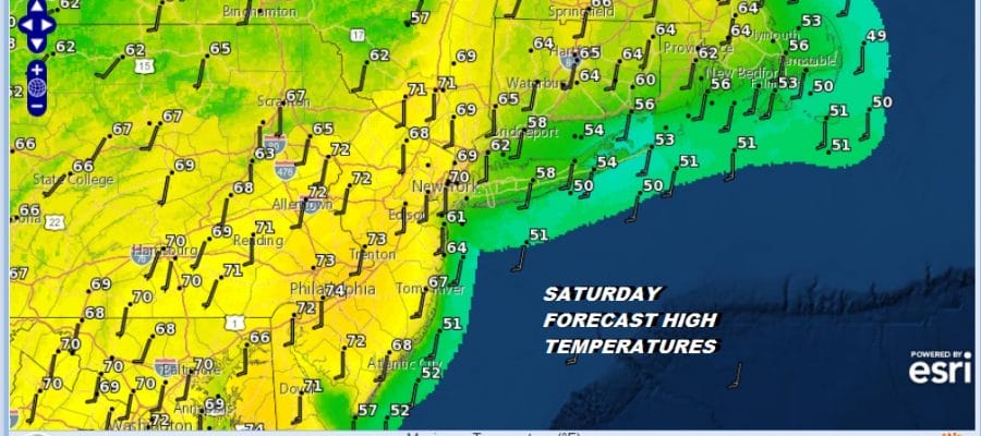 Clouds Wind Direction Drive Temperatures Next 3 Days
