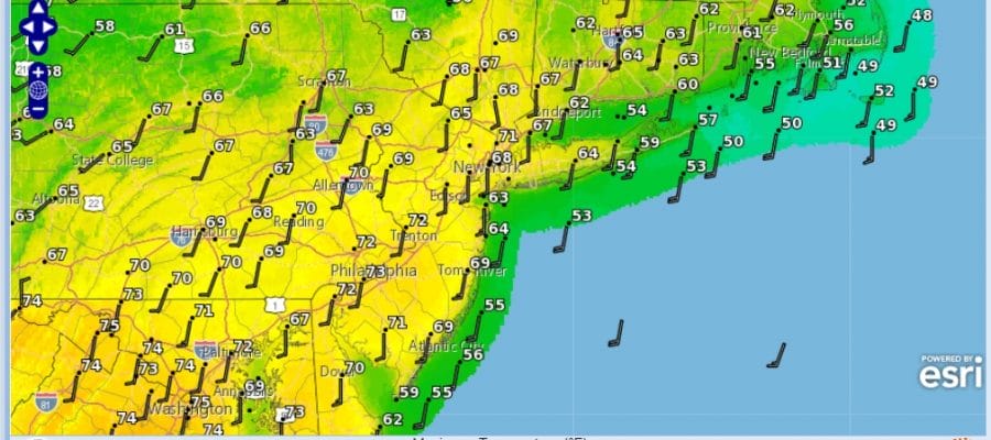 Saturday Spring Day Sunday Spring Showers