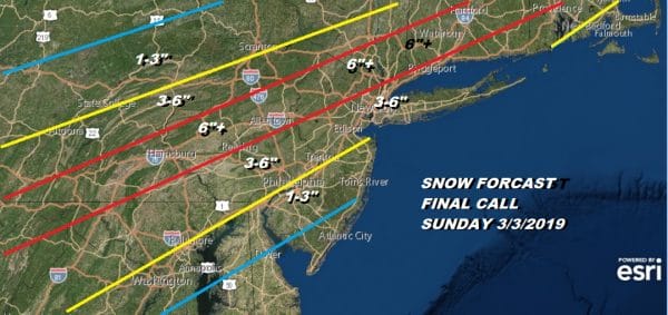 Winter Storm Warning New Jersey NYC Long Island Hudson Valley Connecticut