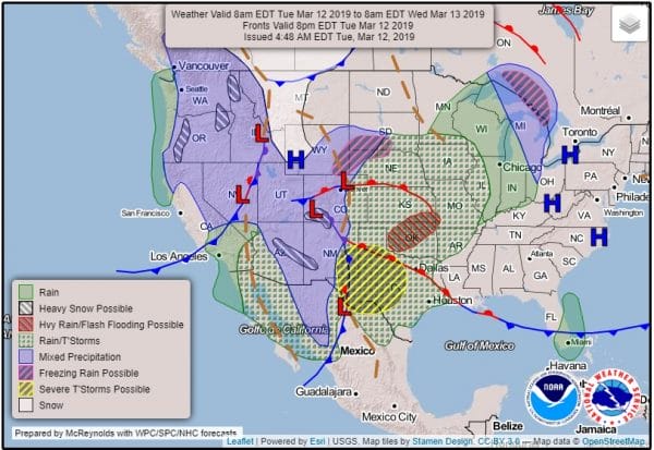 Cold Night Ahead Slow Warm Up Into Friday Colder Weekend