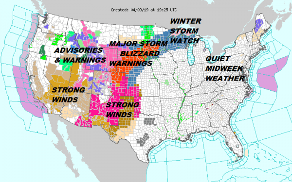 Showers Thunderstorms Weaken Into Marine Layer Weather Improves Wednesday