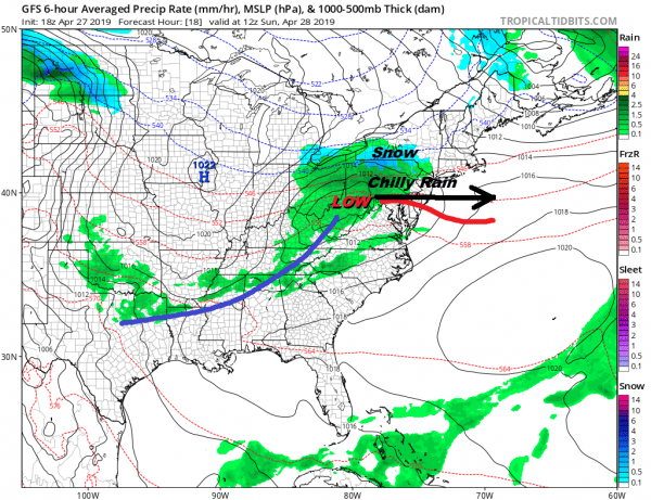 Weak System Spoils Sunday Next Week Unsettled