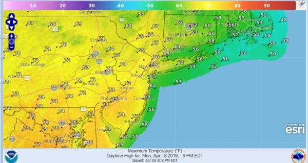 DOWNLOAD MY NEW FREE JOESTRADAMUS WEATHER APP FOR ALL DEVICES THE APP IS ABSOLUTELY FREE TO ALL BUT CONSIDERING SUBSCRIBING TO PATREON FOR A WEATHER EXPERIENCE FREE OF ADS, EXCLUSIVE VIDEOS FOR MEMBERS ONLY AND MUCH MORE...STARTS AT $2 A MONTH..MESSAGE ME AT ANY TIME Developing Sunshine Today Sunshine Warm Sunday Rain Monday Morning SATELLITE REGIONAL RADAR LOCAL RADAR NEW YORK CITY LOCAL RADAR PHILADELPHIA MANY THANKS TO TROPICAL TIDBITS FOR THE USE OF MAPS Please note that with regards to any tropical storms or hurricanes, should a storm be threatening, please consult your local National Weather Service office or your local government officials about what action you should be taking to protect life and property.