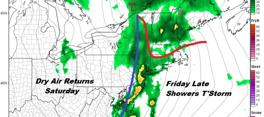 Weather Deteriorates Next 2 Days Split Weekend