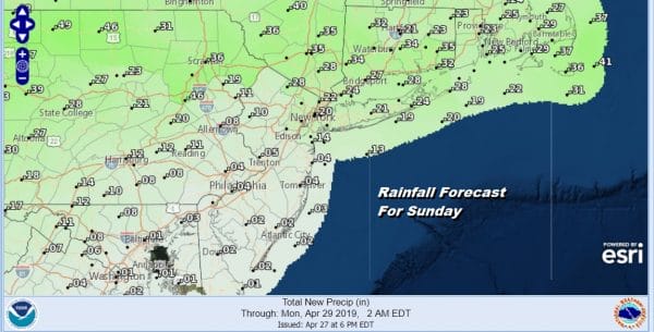 Weak System Spoils Sunday Next Week Unsettled