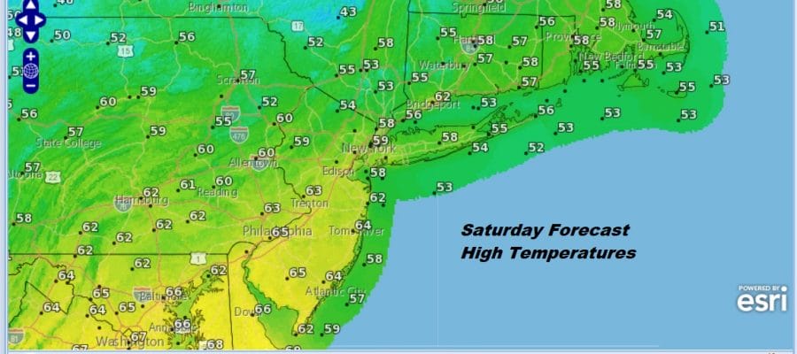 Warm Front Cold Front Combination Dry Saturday Chilly Rain Sunday