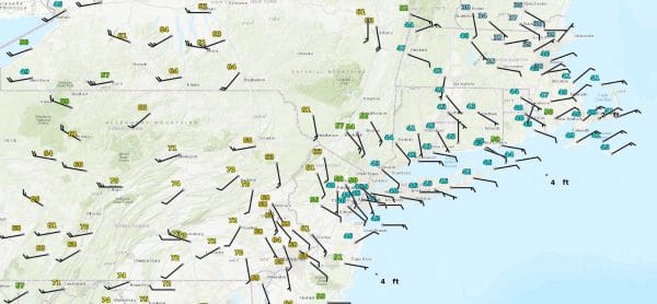Marginal Risk Severe Weather Late Today New Jersey