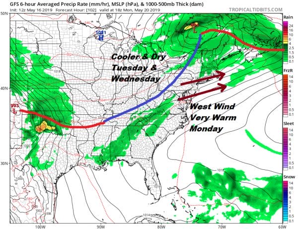 Warmer Air On The Way Sunday Monday Decent Weekend