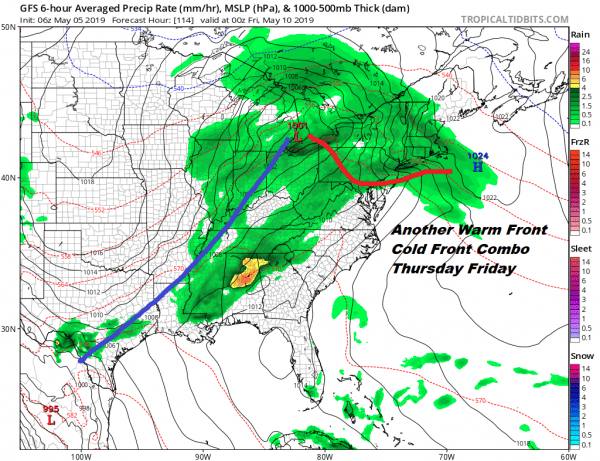 One Last Surge of Rain Sunshine Monday Into Tuesday