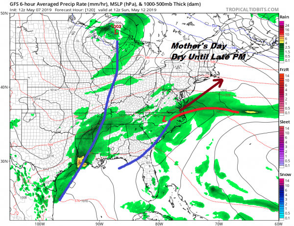 Mother's Day Rains Could Hold Off Until Night