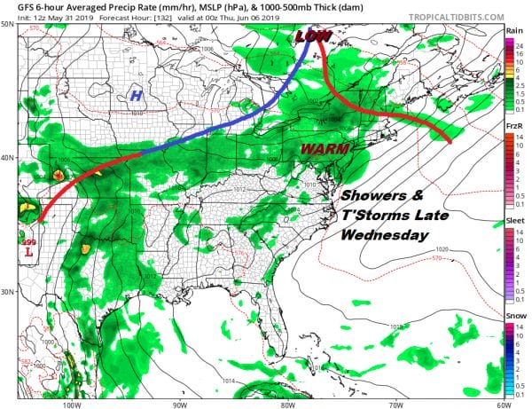 Weekend Sunshine Saturday Thunderstorm Chance Late Sunday