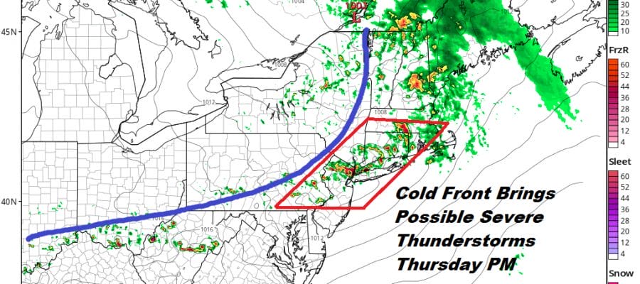 Severe Weather Threat Late Thursday Memorial Day Holiday Weekend Forecast