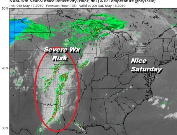 Not Perfect But Acceptable Weather Weekend Shower Chance Later Today
