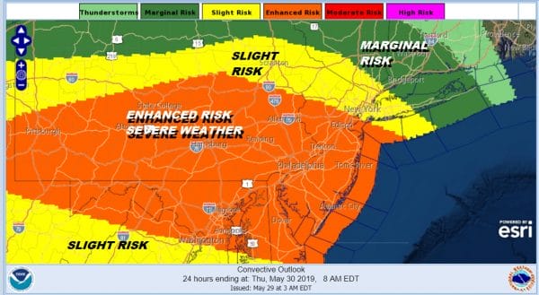 Flash Flood Watch Enhanced Severe Weather Risk Expanded