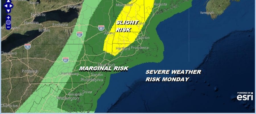 Severe Weather Risk Very Warm 80s Cooler Tuesday & Wednesday