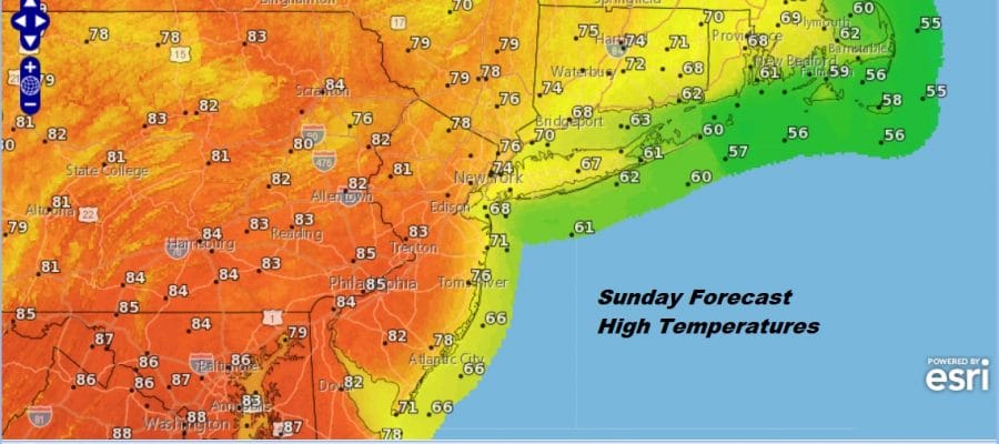 Downpours Exit Weekend Weather Decent Warm Monday