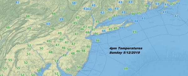 Temperatures Just In The 40s, Another Wave Arrives Monday