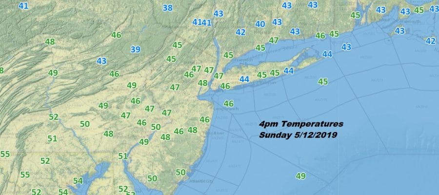 Temperatures Just In The 40s, Another Wave Arrives Monday