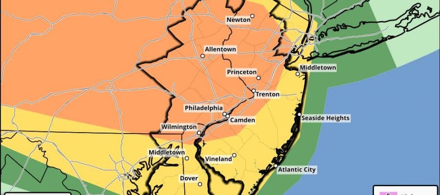 Tornado Watch Eastern Pennsylvania Western New Jersey