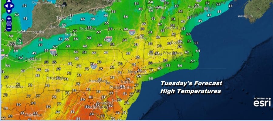 One Last Surge of Rain Sunshine Monday Into Tuesday