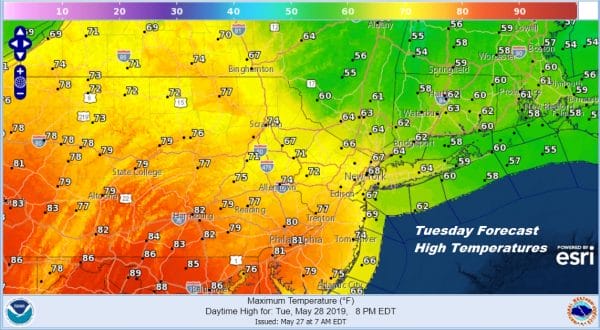 Memorial Day Terrific Weather Day Sunshine Tuesday Through Friday Unsettled