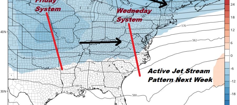 Late Day T'Storms Warm Humid Monday